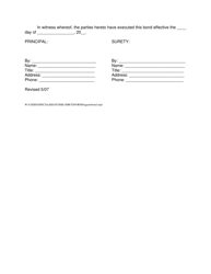 Sample Time-Share Bond: Acquisition Agent, Sales Agent and Managing Agent (Consolidated) - Nebraska, Page 3