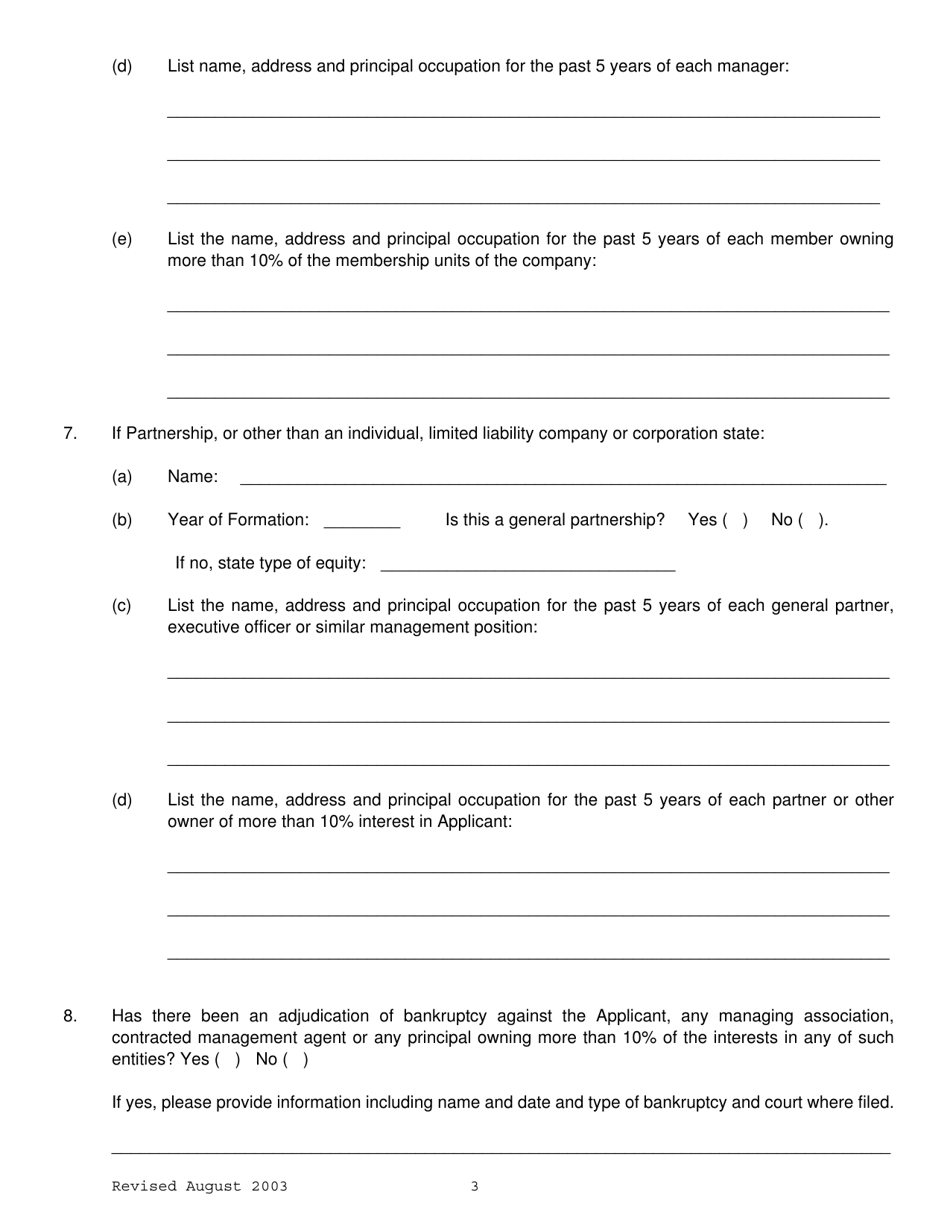 Statement of Record - Retirement Subdivision or Community - Nebraska, Page 3