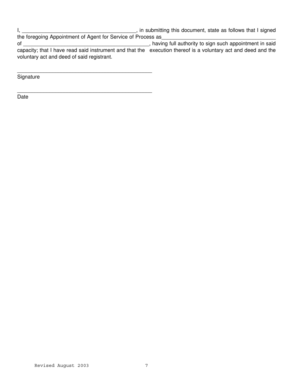 Statement of Record - Retirement Subdivision or Community - Nebraska, Page 7