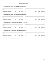 Form 9 Notice of Other Lien Filing - New Hampshire, Page 2