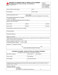 Form SFN59358 &quot;Request to Assign Case to Appellate Attorney&quot; - North Dakota