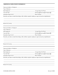 Standard Application for Position of Public Safety Officer in Montana - Montana, Page 4