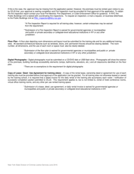 Security Guard Program - Training Site Approval Request - New York, Page 2