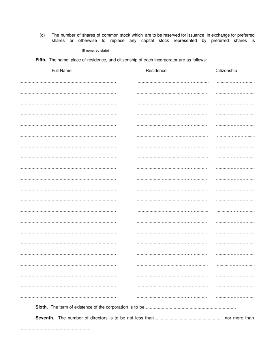 Organization Certificate (Savings Bank and Savings  Loan Association) - New York, Page 2