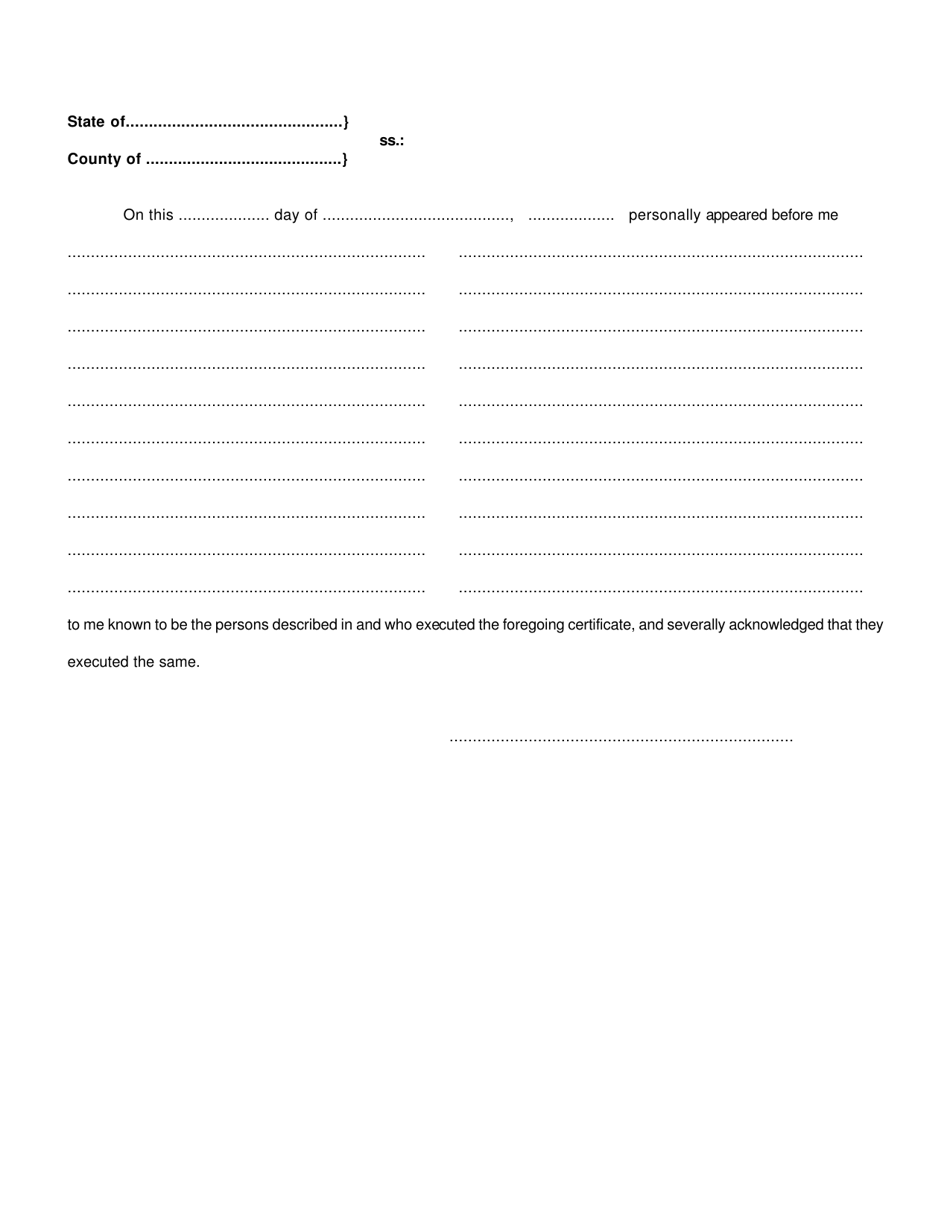 Organization Certificate (Savings Bank and Savings  Loan Association) - New York, Page 4