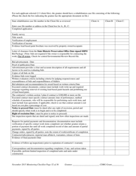 Community Development Block Grant Monitoring Checklist - Nebraska, Page 33