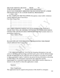Concealed Weapon Permit Application - Montana, Page 2