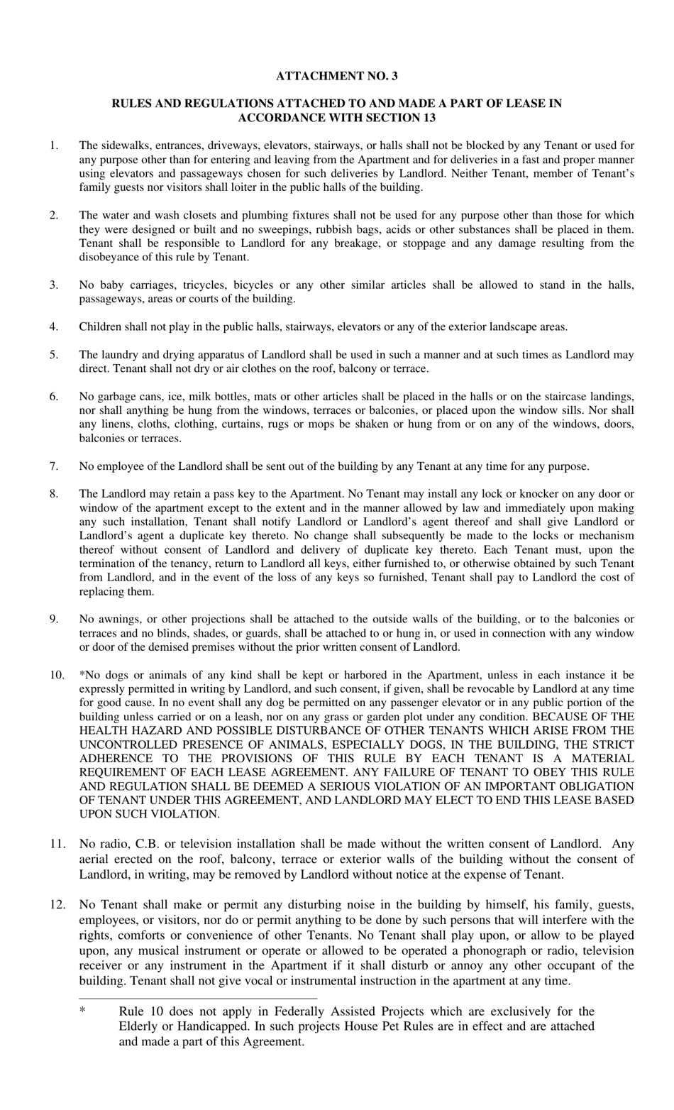 Form HM-78.4 Agreement of Lease, Federal Programs - New York, Page 15