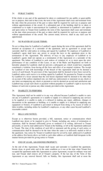 Form HM-78.4 Agreement of Lease, Federal Programs - New York, Page 7