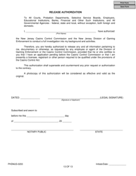 Form PHDMJS-0203 New Jersey Supplemental Form to Multi-Jurisdictional Personal History Disclosure Form - New Jersey, Page 13