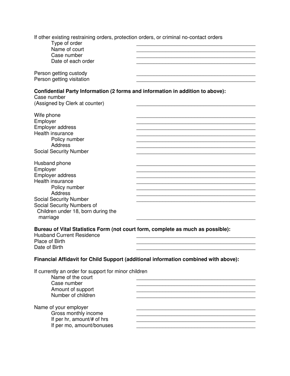 Divorce With Children - Nebraska, Page 2