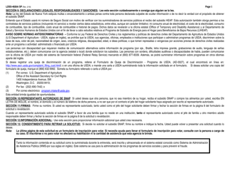 Instrucciones para Formulario LDSS-4826 Solicitud/Revalidacion De Subsidio Snap - New York (Spanish), Page 5
