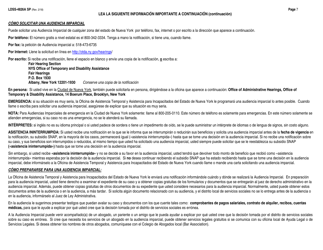 Instrucciones para Formulario LDSS-4826 Solicitud/Revalidacion De Subsidio Snap - New York (Spanish), Page 7