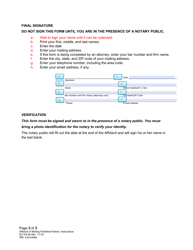 Instructions for Form DC6:6.8 Affidavit of Mailing Published Notice - Nebraska, Page 3