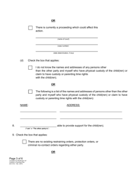 Form DC6:15.3 Complaint for Modification of Custody or Parenting Plan - Nebraska, Page 3