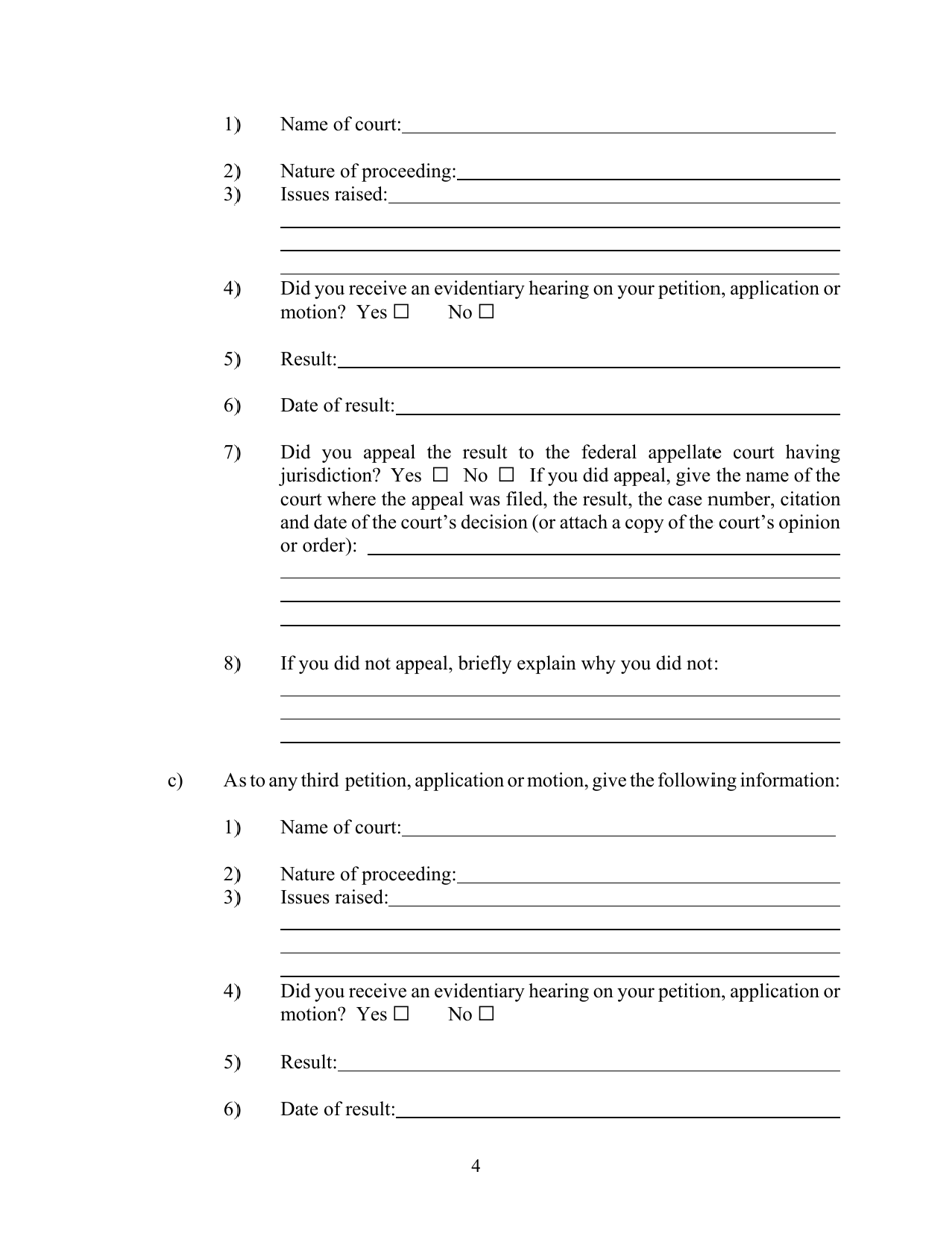 Motion Pursuant to 28 U.s.c. 2255 to Vacate, Set Aside or Correct Sentence by a Person in Federal Custody - Nevada, Page 6