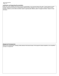 Form SFN51403 Alternate Procurement Request - North Dakota, Page 2