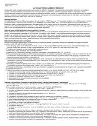 Form SFN51403 Alternate Procurement Request - North Dakota, Page 4