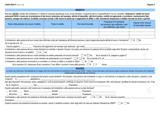 Form LDSS-4826 Supplemental Nutrition Assistance Program (Snap) Application/Recertification - New York (Italian), Page 4