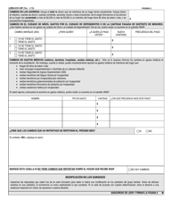 Formulario LDSS-3151 Programa De Asistencia Nutricional Suplementaria (Snap) Formulario De Informe De Cambios - New York (Spanish), Page 5