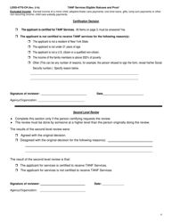 Form LDSS-4770 TANF Youth Services Application - New York (English/Chinese), Page 4
