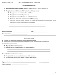 Form LDSS-4770 TANF Youth Services Application - New York (English/Italian), Page 4