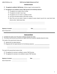 Form LDSS-4770 TANF Youth Services Application - New York (English/Russian), Page 4