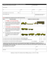 Form CDL-SK TST WVR Application for Military Skills Test Waiver - Montana, Page 2