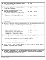 Form MW-31OT Mandatory Overtime Complaint Form - New Jersey, Page 2