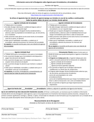Document preview: Informacion Acerca De La Divulgacion Sobre Agencia Para Arrendatarios Y Arrendadores - Nebraska (Spanish)