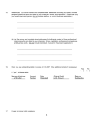 Personal Questionnaire - Credit Unions - New York, Page 5