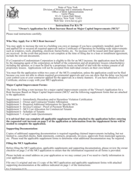 Document preview: Instructions for Form RA-79 Owner's Application for Rent Increase Based on Major Capital Improvements - New York