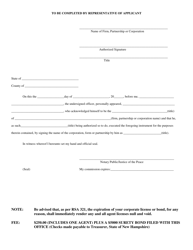 Application for Company Itinerant Vendor&#039;s License - New Hampshire, Page 2
