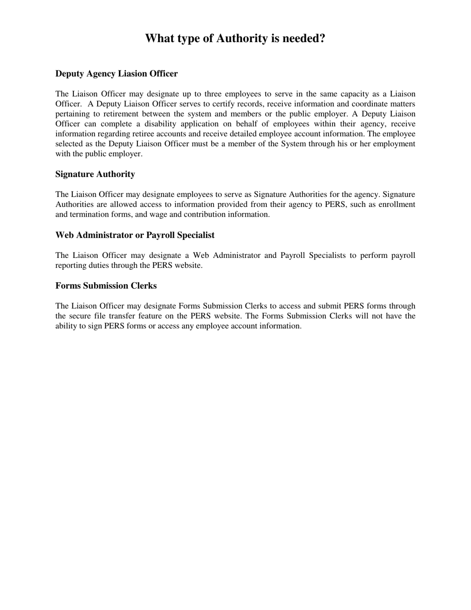 Change of Authority Designation - Nevada, Page 2