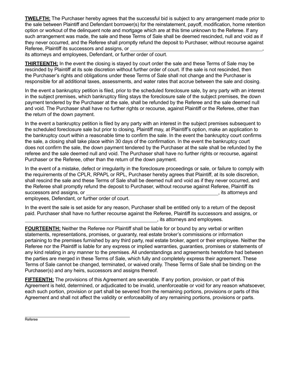 Terms of Sale - New York, Page 4