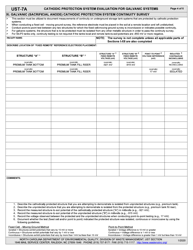 Form UST-7A Cathodic Protection Testing Form for Galvanic Cathodic Protection Systems - North Carolina, Page 4