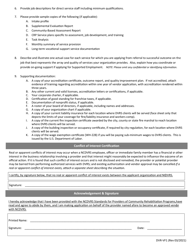 Form DVR-VF1 #00969 Community Rehabilitation Program New Vendor Application - North Carolina, Page 3