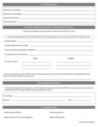 Form DVR-VF1 #00969 Community Rehabilitation Program New Vendor Application - North Carolina, Page 4