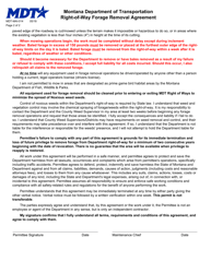 Form MDT-MAI-014 &quot;Right-Of-Way Forage Removal Agreement&quot; - Montana, Page 2
