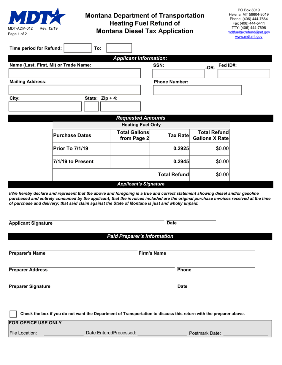 ADM-261 Valid Test Pattern