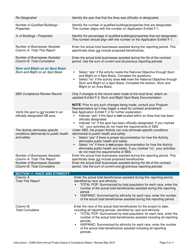 Instructions for Cdbg Semi-annual Project Status &amp; Compliance Report - Nebraska, Page 5