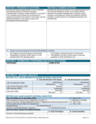 Cdbg Semi-annual Project Status &amp; Compliance Report - Nebraska, Page 3