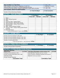 Cdbg Semi-annual Project Status &amp; Compliance Report - Nebraska, Page 4