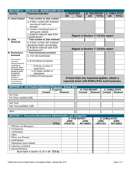 Cdbg Semi-annual Project Status &amp; Compliance Report - Nebraska, Page 7