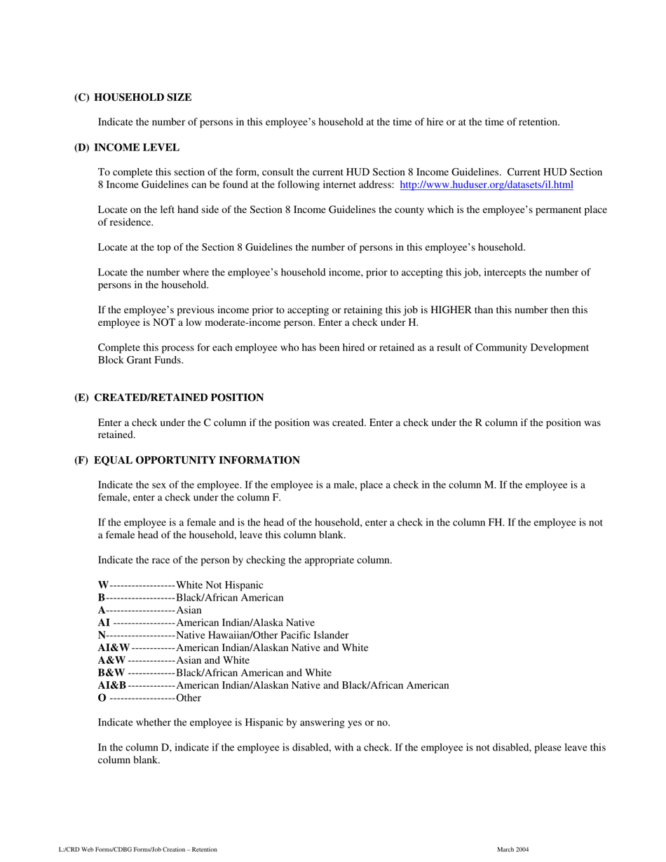 Job Creation / Retention Report - Nebraska, Page 2