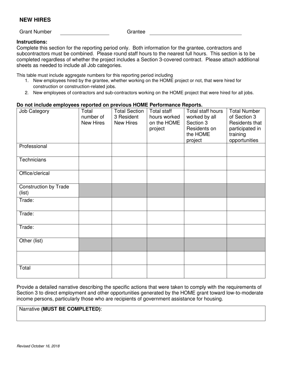 Semi-annual Home Performance Report Contract and Subcontract Activity - Nebraska, Page 3