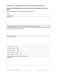 Nahtf Contract Amendment Request Form - Nebraska, Page 4