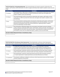 Principal or School/District Administrator Formative/Summative Evaluation - Nebraska, Page 2