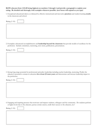 NDE Form 10-004 Talent Pool Recommendation Form - Nebraska, Page 2