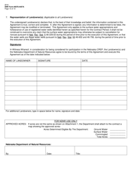 DNR Form 5678-4407A Water Use Contract - Nebraska, Page 10